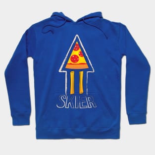 Pizza - French Fry - Skier Hoodie